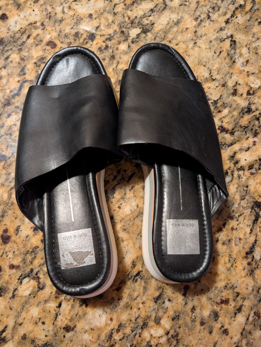 Vintage Dolce Vita Black Sandal Wedges